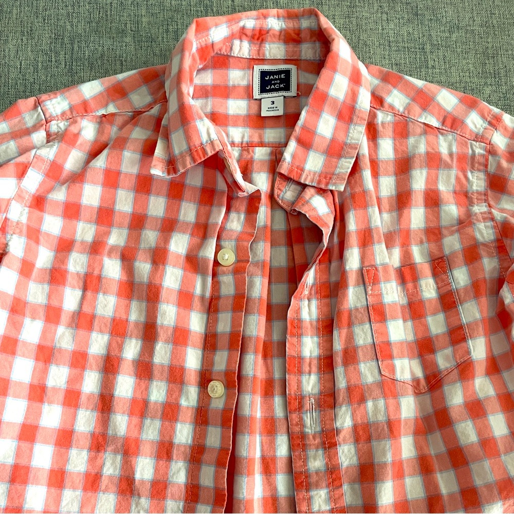 Boy button down dress shirt JANIE AND JACK